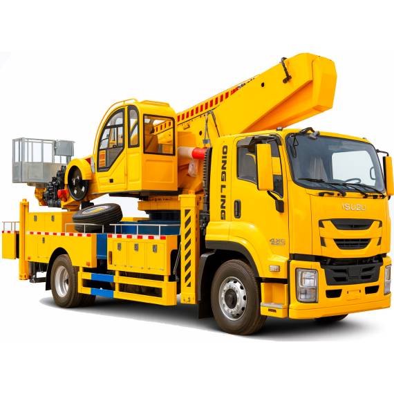 Автогидроподъемник ISUZU GIGA QL1180JQFRCY с GKS 45м