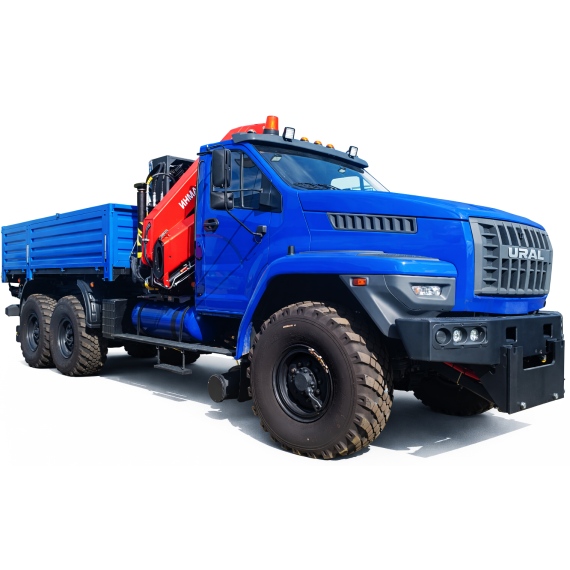 Локомобиль MART-1М с КМУ ИНМАН IM-150N на шасси Урал NEXT 4320-6952-72 6х6