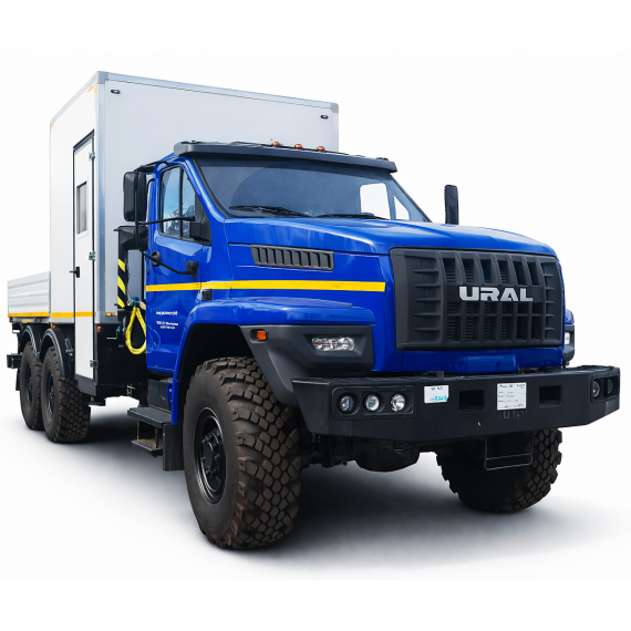 Бортовой грузопассажирский Урал NEXT с КМУ Инман ИМ 150