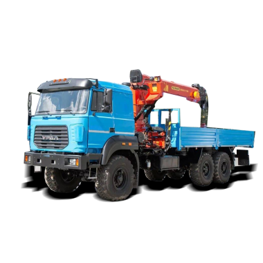 Бортовой Урал-М 6×6​ с КМУ (бескапотный) — ГК Вертикаль